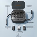 Pikkukuva 3 / 8: Integroitu USB-C-sovitinkaapelisarja Latauskaapelikotelon muunnin Black