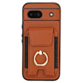 Pikkukuva 7 / 8: Google Pixel 8a Kickstand Case Puhelimen Suojakotelo Korttipaikoilla Brown