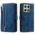 Pikkukuva 1 / 9: Xiaomi 14T Pro Kuori Vetoketjutaskulla ja 9 Korttipaikalla Blue