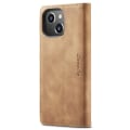 Miniatyrbillede 3 af 8: CASEME Retro tegnebog taske til iPhone 15 Plus - Brun Brown