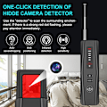 Miniatyrbild 2 av 11: RF-signaldetektor GPS WiFi Tracker Kamera Buggdetektor Anti-spion infraröd skanner Svart