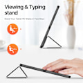 Miniatyrbillede 9 af 11: DUX DUCIS Domo iPad Air 13 (2024) Trefoldet stativ - Sort Black