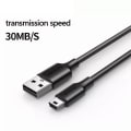Pikkukuva 7 / 8: 1,5 m USB-A-uros-5-nastainen mini-USB-uros-tiedonsiirtolataus Black