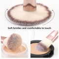 Miniatyrbillede 3 af 7: BANFI 7 stk Eyeshadow Foundation Lip Makeup Børste Sæt med æske Pink