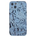 Miniatyrbild 5 av 7: Till iPhone 15 Plus TPU-skal Elektropläterad Rynkad - Blå Blå
