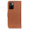 Pikkukuva 3 / 10: KHAZNEH lompakkoteline Xiaomi Redmi 10: lle - ruskea Brown