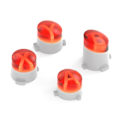 Miniatyrbilde 1 av 6: For Xbox One S One Elite Controller ABXY Erstatningsknapper - Oransje Orange