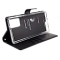 Miniatyrbillede 6 af 9: MERCURY GOOSPERY Blue Moon Wallet Case Samsung Galaxy Note 20 Black