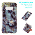 Pikkukuva 2 / 5: Marble Pattern IMD TPU Soft Back Case for Samsung Galaxy S10e - Style D Black