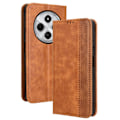 Miniatyrbilde 1 av 7: Etui med lommebok og stativ for Xiaomi Redmi 14C, Retro-design Brown