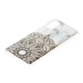 Pikkukuva 2 / 4: Marble Pattern IMD TPU Soft Back Case for Samsung Galaxy A41 - Style I Black
