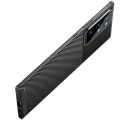 Miniatyrbillede 5 af 8: Kulfiber tekstur TPU-kabinet Samsung Galaxy Note 20 Ultra Black