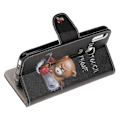 Miniatyrbild 4 av 4: Samsung Galaxy A40 Plånboksfodral - Angry Bear and It's Warning Svart