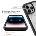 Pikkukuva 4 / 5: IPhone 15 Prolle Täysi suojaava puhelinkotelo 3-in-1 + Näytönsuoja Black