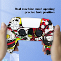 Miniatyrbild 3 av 4: DATA FROG För Sony Playstation 5 Silikonskydd Spelkontrollskydd med 2 Rocker Caps multifärg
