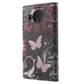 Miniatyrbillede 4 af 8: Microsoft Lumia 950 XL Plånboksfodral Butterflies Black