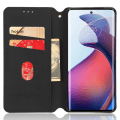 Miniatyrbild 6 av 7: För Motorola Edge 30 Fusion 5G Plånboksfodral korthållare Fodral Svart
