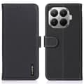 KHAZNEH Till Xiaomi 17T Plånboksfodral i läder Svart