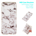 Pikkukuva 2 / 5: Marble Pattern IMD TPU Soft Back Case for Samsung Galaxy S10 - Style J Multicolor