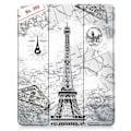 Miniatyrbillede 2 af 6: Til iPad Air 13 (2024) Etui Tre-fold Stativ Tablet Cover med Pen Holder - Tower Multicolor