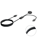 Miniatyrbillede 6 af 11: Samsung Galaxy Watch 5 40 mm 44 mm/Ur 5 Pro 45 mm 2in1 oplader Black