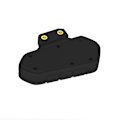 Miniatyrbild 5 av 8: BE6 MC Motorcykel Skidhjälm Bluetooth Intercom Trådlös - Svart Svart