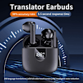 Pikkukuva 4 / 9: A18 150 Languages ​​Kääntäjä Smart Voice Bluetooth In Ear kuulokkeet Black