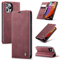 Miniatyrbillede 1 af 5: CASEME Retro tegnebog taske til iPhone 16 Pro Max Red
