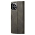 Pikkukuva 5 / 6: AUTSPACE A01 Retro Wallet Case for iPhone 13 Pro Max - Coffee Brown