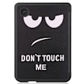 Miniatyrbild 7 av 9: Fodral till Kobo Clara 2E läsplatta - Don't Touch Me Svart