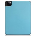 Miniatyrbild 5 av 6: iPad Pro 11 2021 Slim fit tri-fold fodral - LjusBlå Ljusblå