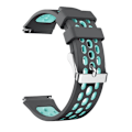 Miniatyrbillede 1 af 5: Soft Silicone Watch Strap for Huawei Watch GT 2e - Grey/Green Grey
