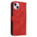Miniatyrbillede 5 af 9: Til iPhone 15 Plus KT Series-1 Dobbeltfarvet etui Red