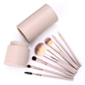 Pikkukuva 5 / 7: BANFI 7kpl Eyeshadow Foundation -huulimeikkisivellinsarja laatikolla Pink