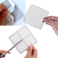 Miniatyrbillede 6 af 7: Hulløs Anti Mosquito Vinduesskærm Magnetisk Clip Spænde med Patch White