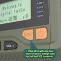 Miniatyrbild 9 av 9: Solar Power Handvev DAB FM Radio Ficklampa 4500mAh Power Bank Grön