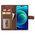 Pikkukuva 6 / 6: LC.IMEEKE Lompakkotelinekotelo iPhone 15 Dark brown