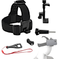 Miniatyrbillede 1 af 6: 5-i-1 Action Camera Accessories Hovedstrop klemme osv. til GoPro Black