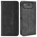 Miniatyrbillede 1 af 6: Wallet Stand Flip-telefonetui til Asus ROG Phone 6 5G/6 Pro 5G - Sort Black
