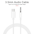 Pikkukuva 3 / 4: USB-C - 3,5 mm Audio Aux -sovitinkaapeli White