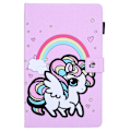 Miniatyrbillede 2 af 8: For Samsung Galaxy Tab A9 Flip Stand Case PU Leather Pattern Tablet Cover Multicolor