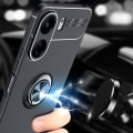 Pikkukuva 9 / 11: Xiaomi Redmi 13C Hybrid Shell Finger Ring -metallilevylle Black