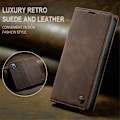 Miniatyrbilde 9 av 11: CASEME Retro Lommebok Etui for iPhone 14 Pro - Mørk Brun Brown
