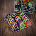 Miniatyrbilde 5 av 8: 24stk Plectrums med boks for elektriske og akustiske gitarer Multicolor