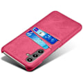 Pikkukuva 2 / 4: Samsung Galaxy S25 KSQ Pu-nahkapäällysteinen kuori kova kotelo Pink