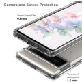 Miniatyrbillede 3 af 6: Google Pixel 7 blødt TPU-telefoncover Forbedret fire hjørner Anti-fald Transparent