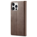 Miniatyrbilde 3 av 6: LC.IMEEKE Lommebokveske for iPhone 15 Pro Max - Kaffe Dark brown