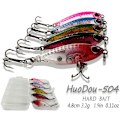 Miniatyrbilde 2 av 5: 5 stk Fiskesluk Ferskvann Havfiske Floating Minnow hardt agn med rangle Multicolor