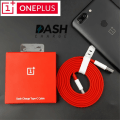 Miniatyrbillede 2 af 9: ONEPLUS 1,5 m Dash Charge Type-C fladkabel 4A USB hurtigopladningsdatakabel Red