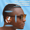 Miniatyrbillede 8 af 10: Single Ear Hook Hovedtelefon Bluetooth 5.4 Stereo - Sort Black